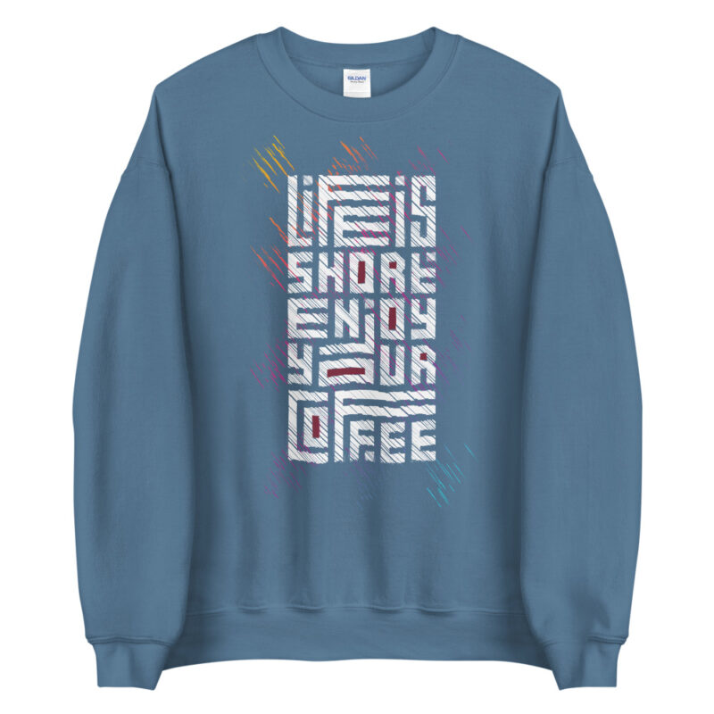 Coffee - Life is short - Pullover – Bild 5