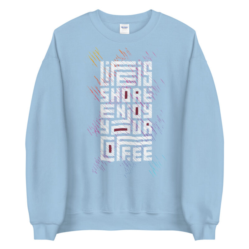 Coffee - Life is short - Pullover – Bild 6