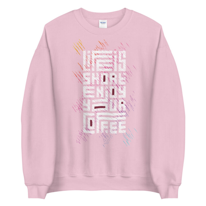 Coffee - Life is short - Pullover – Bild 8