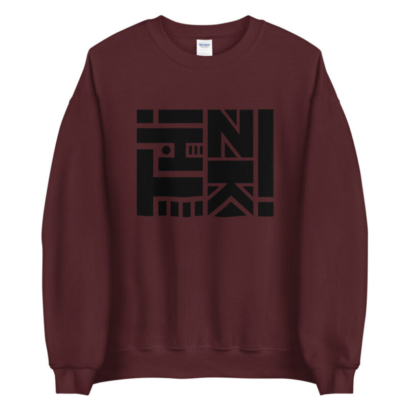 Think - Logo in schwarz - Pullover – Bild 3