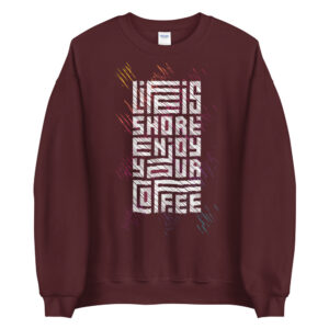 Coffee - Life is short - Pullover – Bild 3