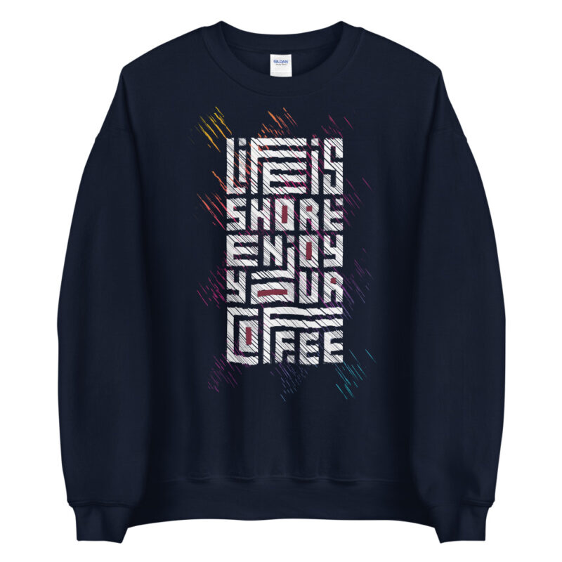 Coffee - Life is short - Pullover – Bild 2