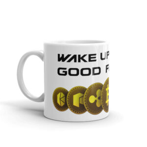 Wake up Crypto Tasse - Gold – Bild 3