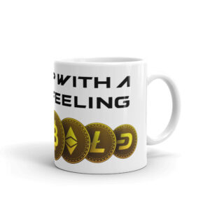 Wake up Crypto Tasse - Gold – Bild 2