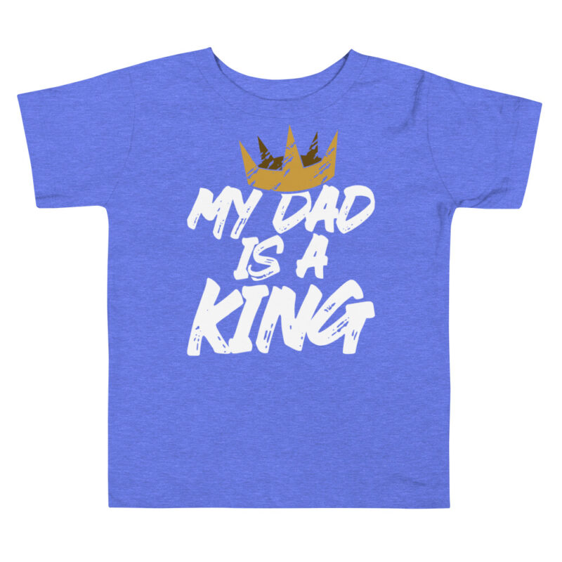 My dad is a king - Kleinkinder Shirt – Bild 2